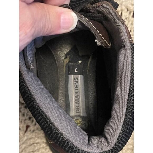 Dr Martens AW004 Boots Men Sz 7 Brown Leather PC03C 9793 Lace-Up Ankle Boots Doc - Picture 14 of 15